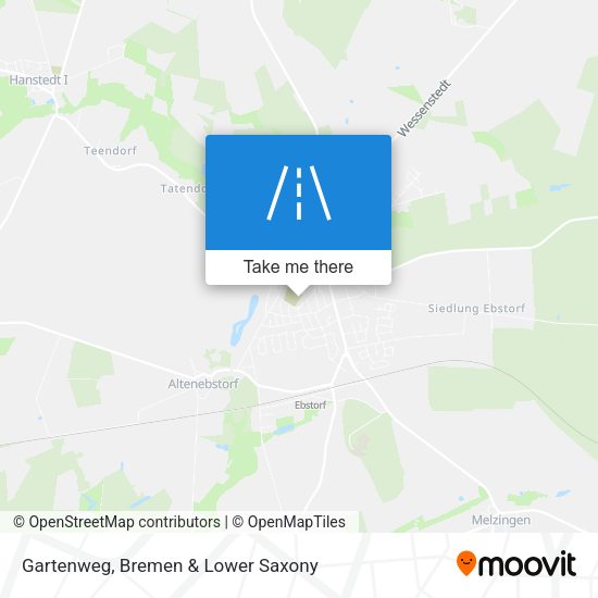 Gartenweg map