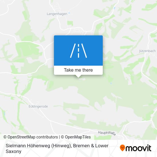 Sielmann Höhenweg (Hinweg) map