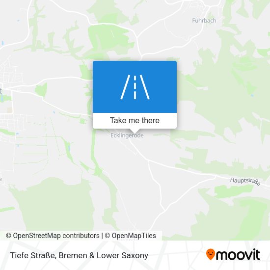 Tiefe Straße map