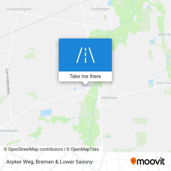 Arpker Weg map