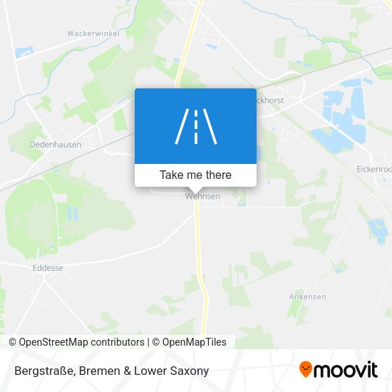 Bergstraße map