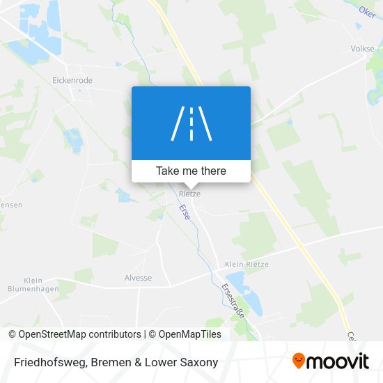 Friedhofsweg map