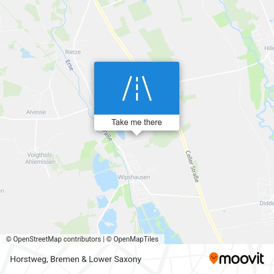 Horstweg map