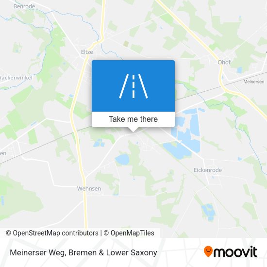 Meinerser Weg map