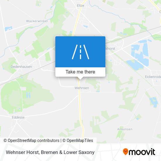 Wehnser Horst map