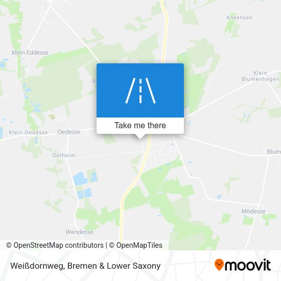 Weißdornweg map