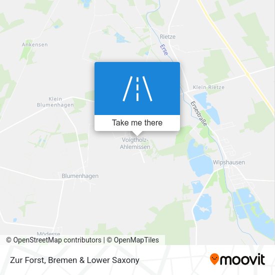 Zur Forst map