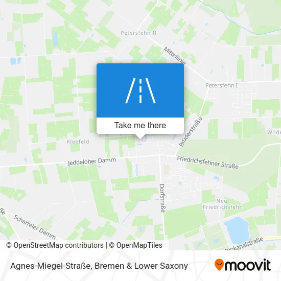 Карта Agnes-Miegel-Straße