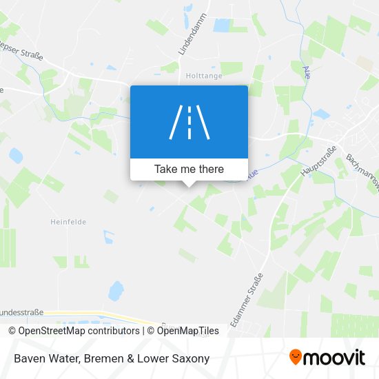 Baven Water map