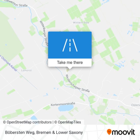 Böbersten Weg map