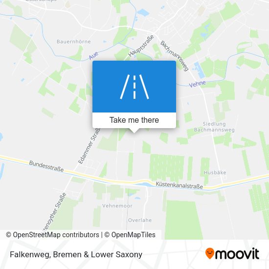 Falkenweg map