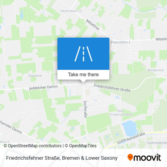 Friedrichsfehner Straße map