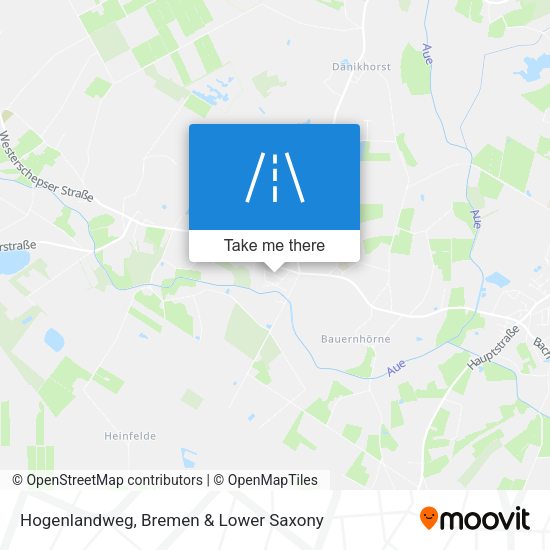 Hogenlandweg map