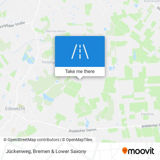 Jückenweg map