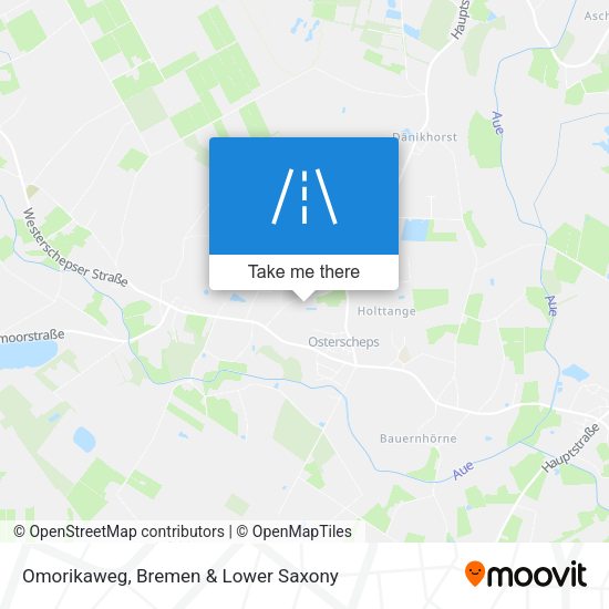 Omorikaweg map