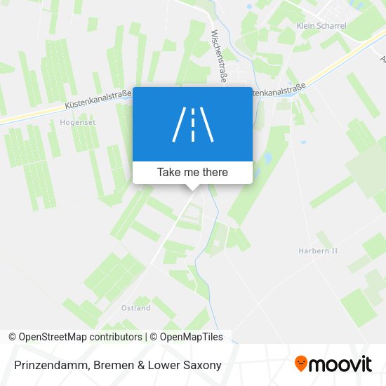 Prinzendamm map