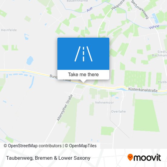 Taubenweg map