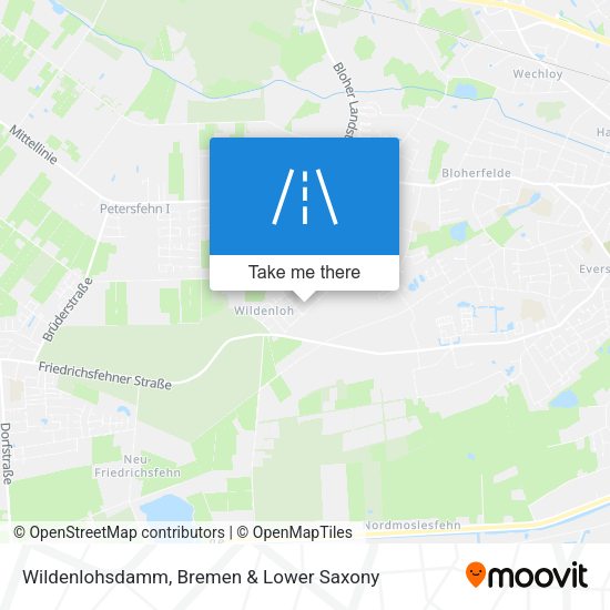 Wildenlohsdamm map