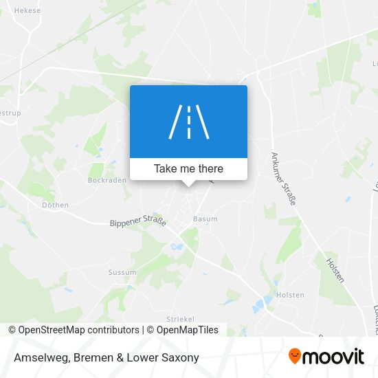 Amselweg map