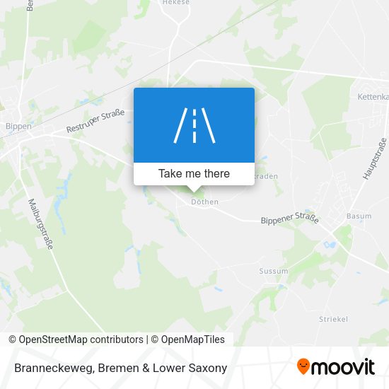 Branneckeweg map
