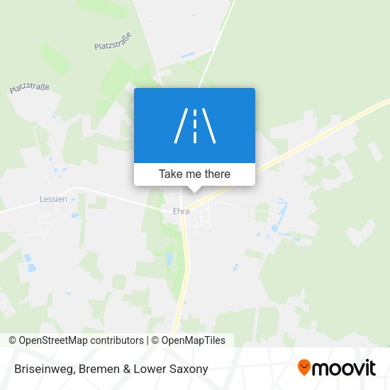 Briseinweg map
