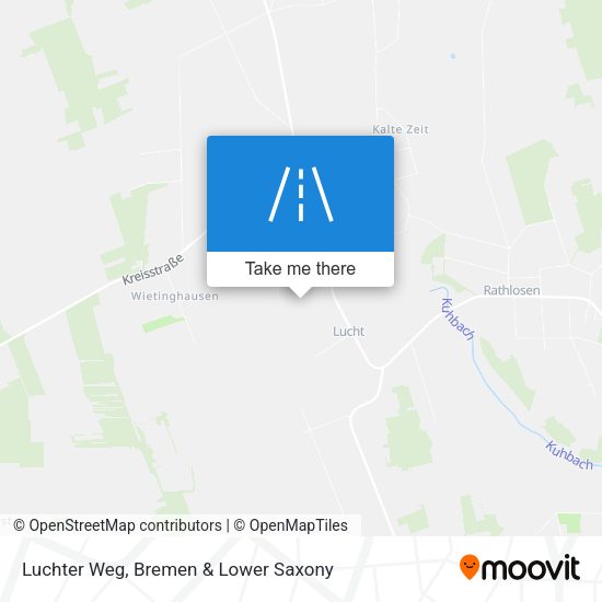 Luchter Weg map