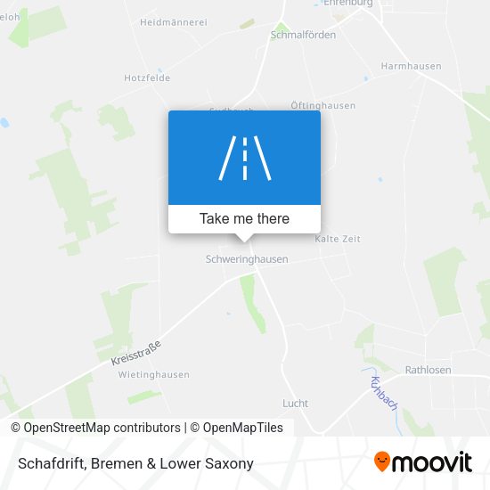 Schafdrift map