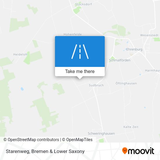 Starenweg map