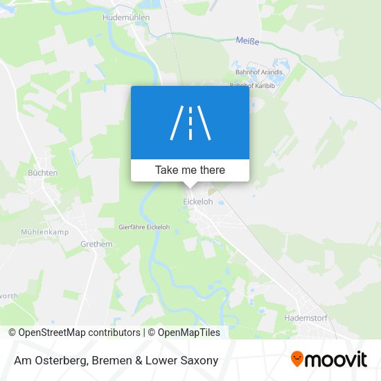 Am Osterberg map