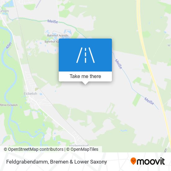 Feldgrabendamm map
