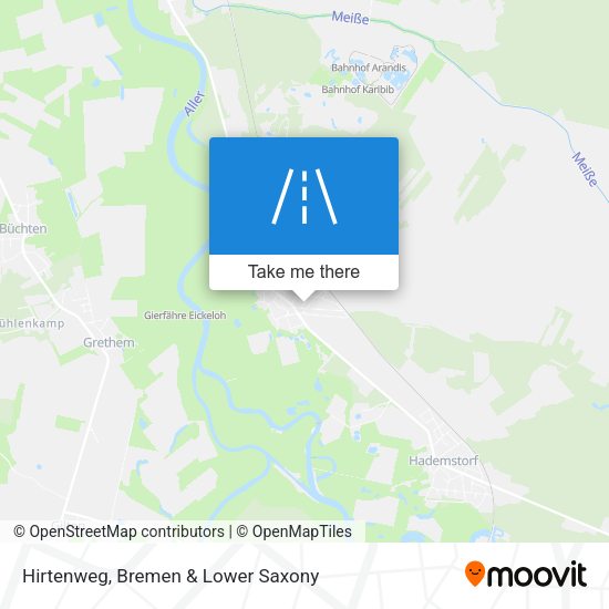 Hirtenweg map