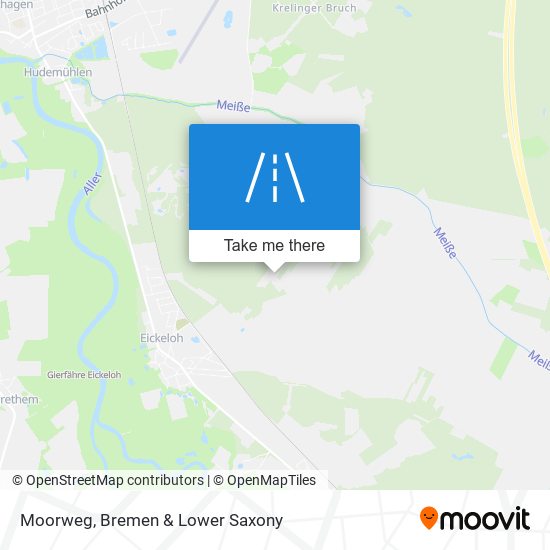 Moorweg map