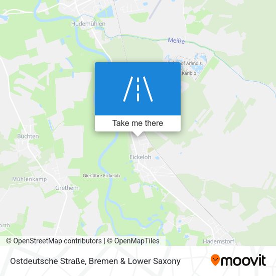 Ostdeutsche Straße map