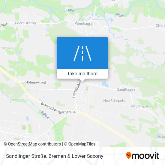 Sandlinger Straße map