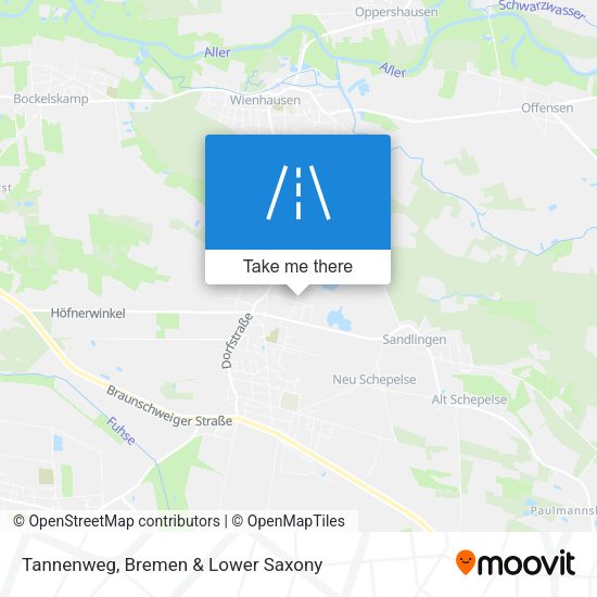 Tannenweg map