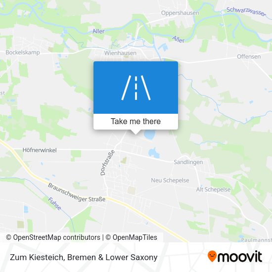 Zum Kiesteich map