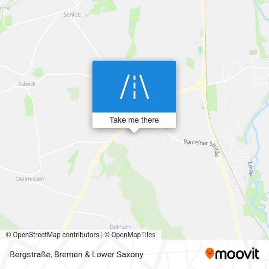 Bergstraße map