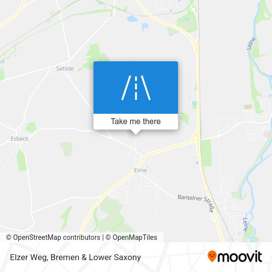 Elzer Weg map
