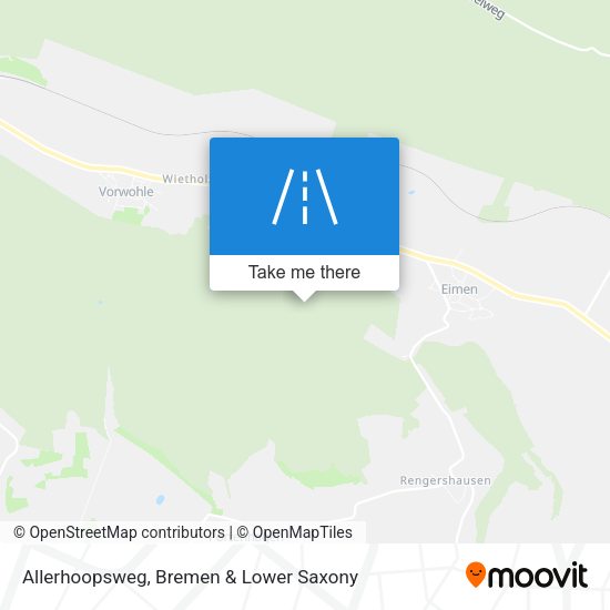Allerhoopsweg map