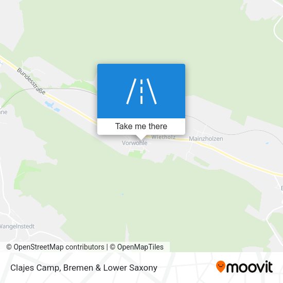 Clajes Camp map