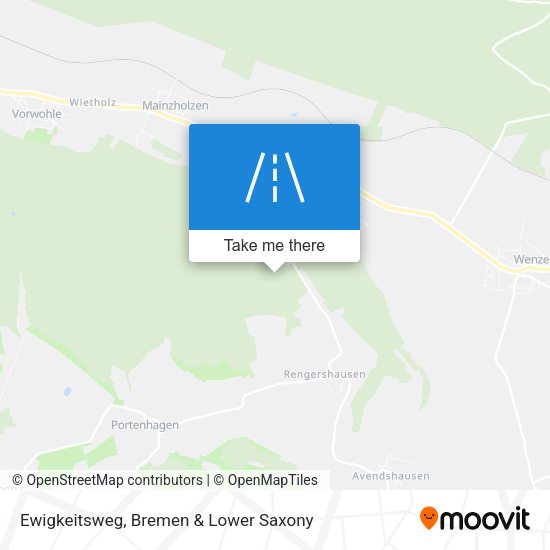 Ewigkeitsweg map