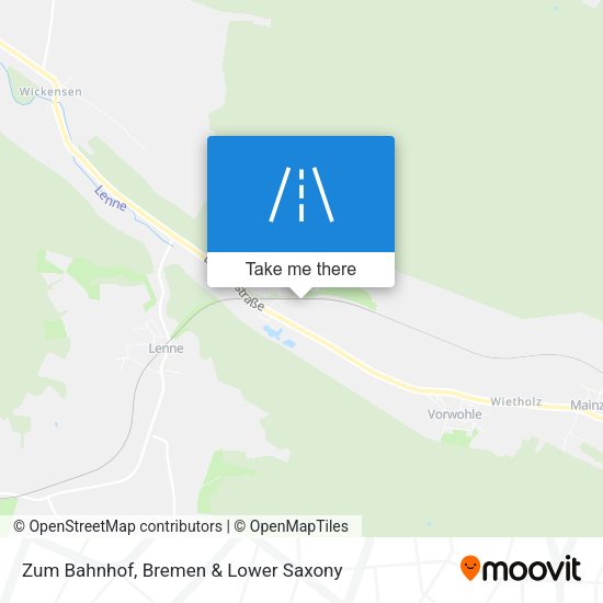 Zum Bahnhof map