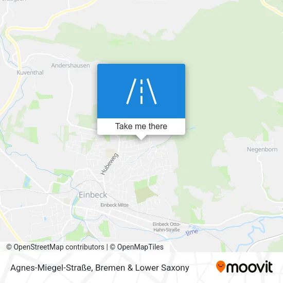 Карта Agnes-Miegel-Straße