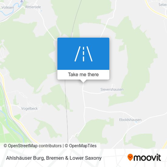 Ahlshäuser Burg map