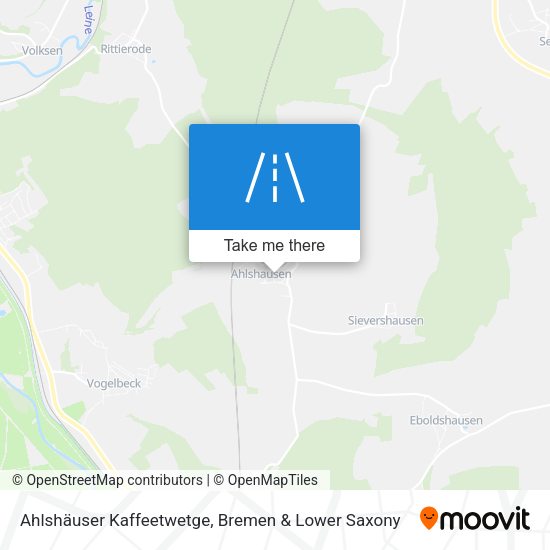 Ahlshäuser Kaffeetwetge map