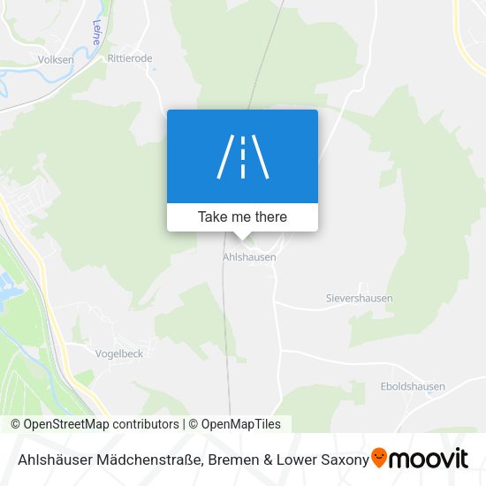 Ahlshäuser Mädchenstraße map