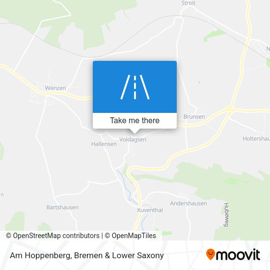 Am Hoppenberg map