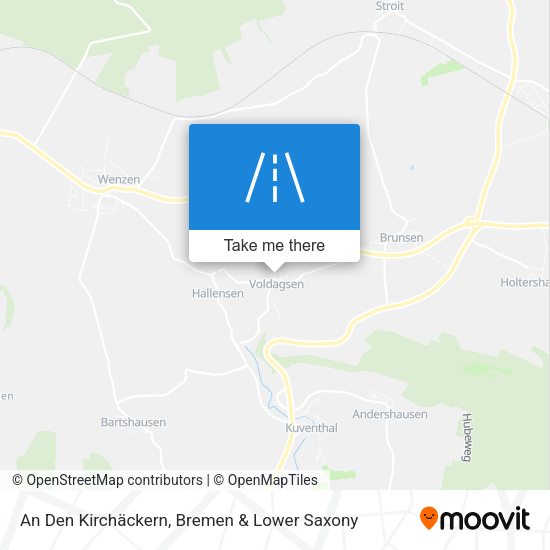 An Den Kirchäckern map