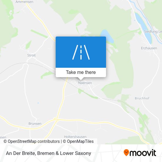 An Der Breite map