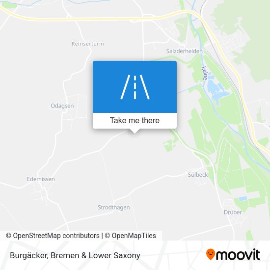 Burgäcker map
